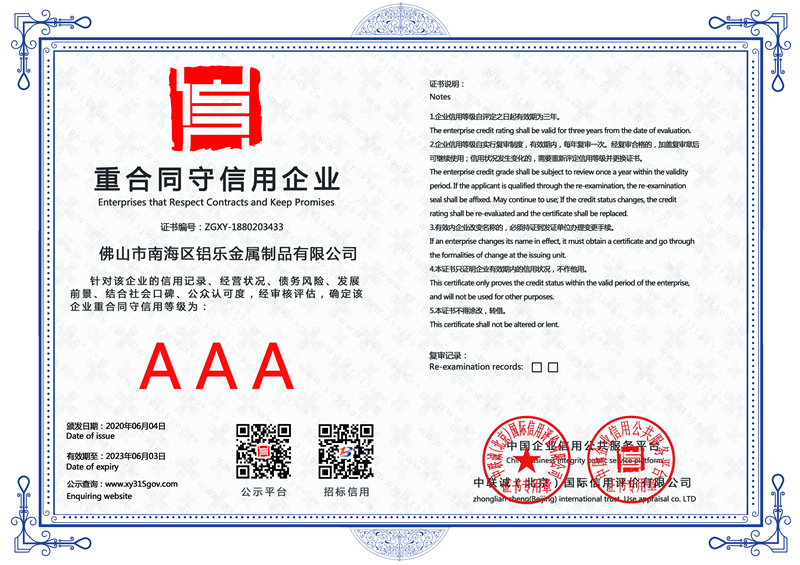 淮安重合同守信用企業(yè)